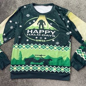🎄Happy HALOdays🎄 ugly xmas sweater